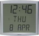 Цифровые часы на ЖКИ с календарем CristalDate